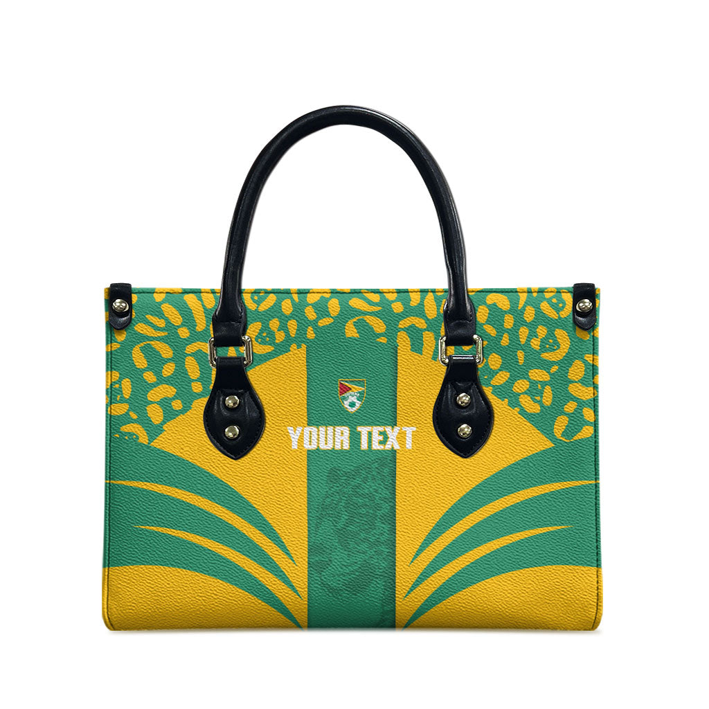 Guyana Football 2026 Custom Leather Bag Come On Golden Jaguars