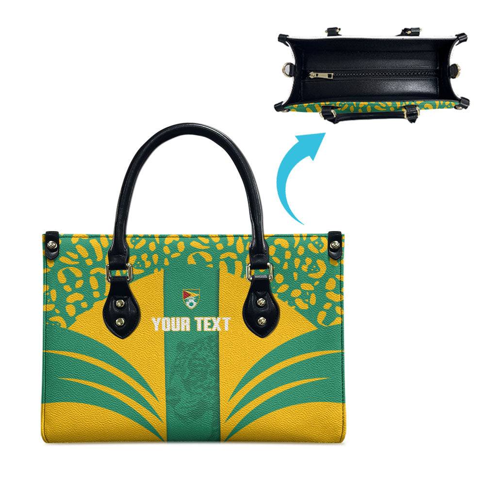 Guyana Football 2026 Custom Leather Bag Come On Golden Jaguars