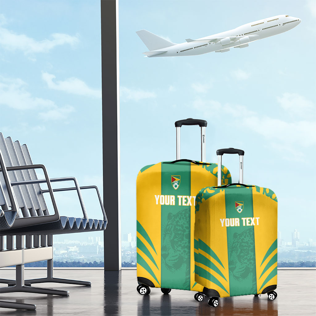 Guyana Football 2026 Custom Luggage Cover Come On Golden Jaguars