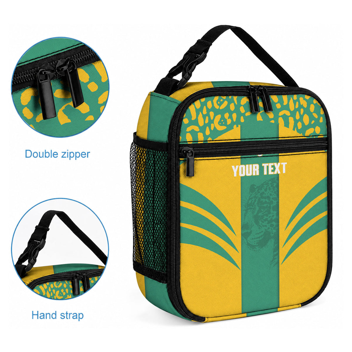 Guyana Football 2026 Custom Lunch Bag Come On Golden Jaguars