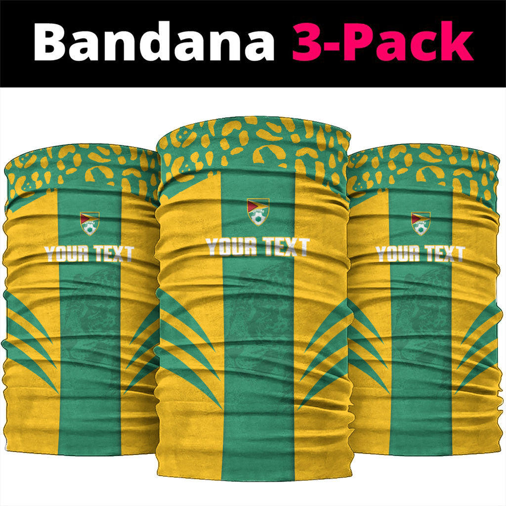Guyana Football 2026 Custom Neck Gaiter Come On Golden Jaguars
