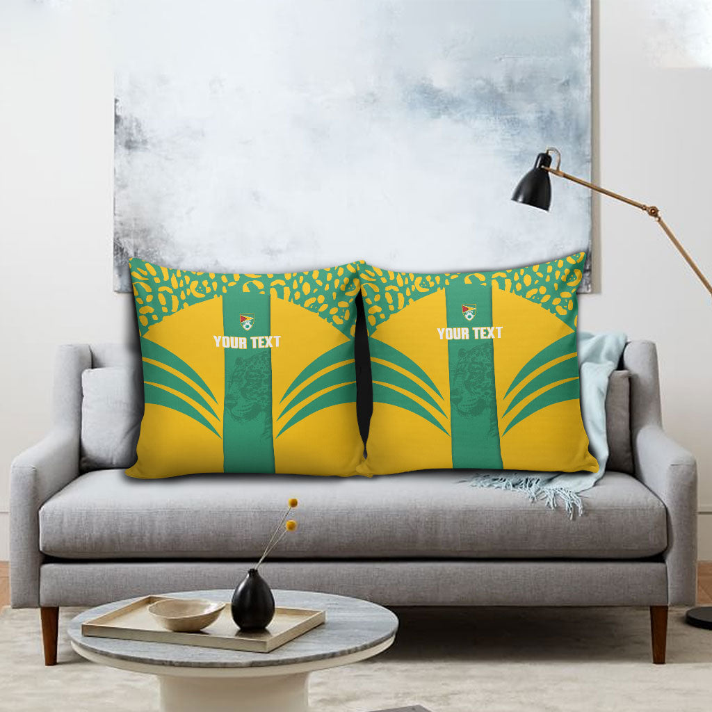 Guyana Football 2026 Custom Pillow Cover Come On Golden Jaguars