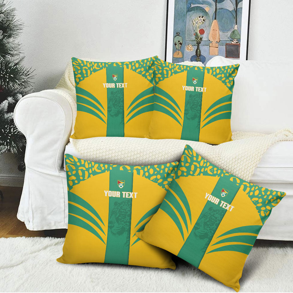 Guyana Football 2026 Custom Pillow Cover Come On Golden Jaguars