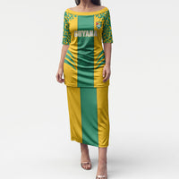 Guyana Football 2026 Custom Puletasi Come On Golden Jaguars