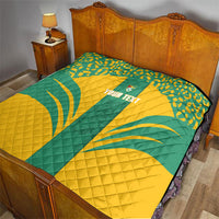 Guyana Football 2026 Custom Quilt Come On Golden Jaguars