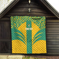 Guyana Football 2026 Custom Quilt Come On Golden Jaguars