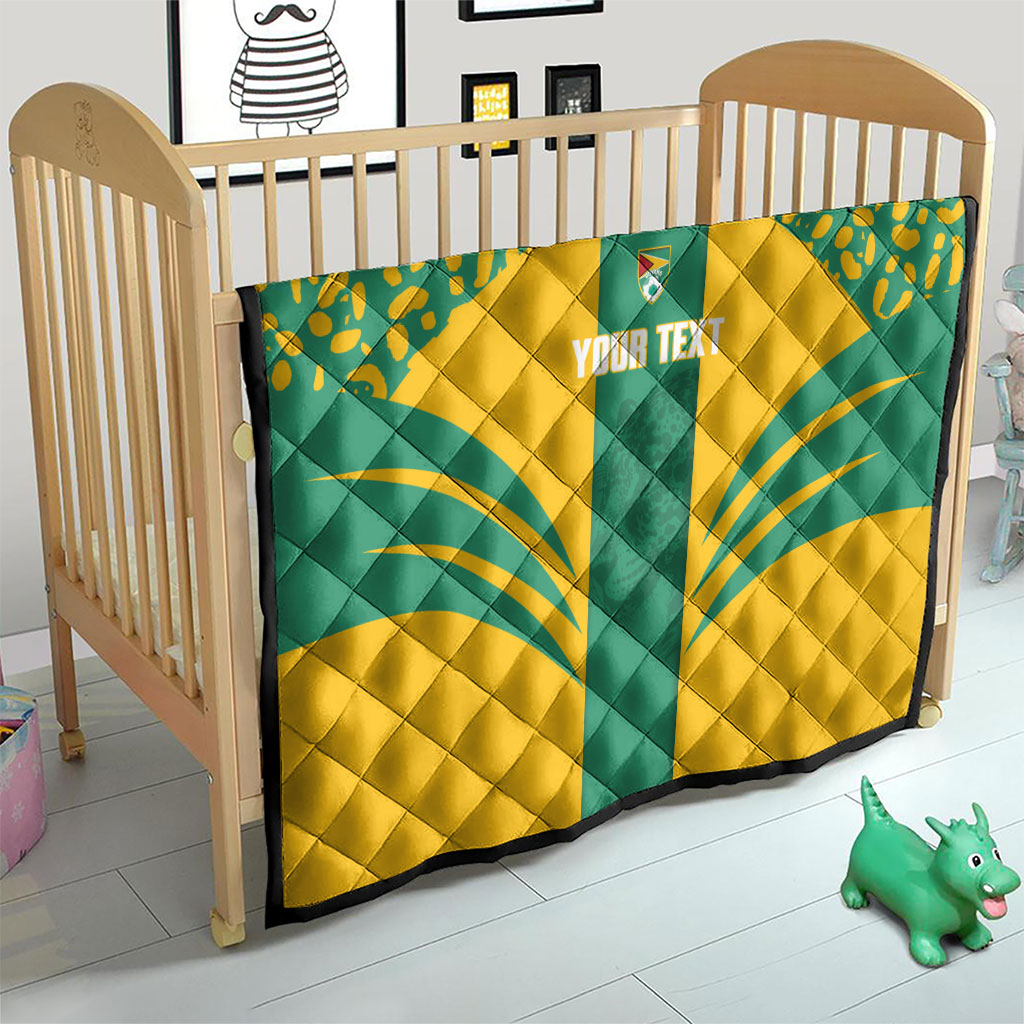 Guyana Football 2026 Custom Quilt Come On Golden Jaguars