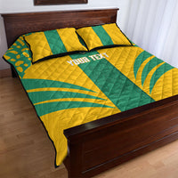 Guyana Football 2026 Custom Quilt Bed Set Come On Golden Jaguars