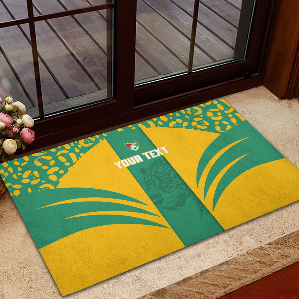 Guyana Football 2026 Custom Rubber Doormat Come On Golden Jaguars