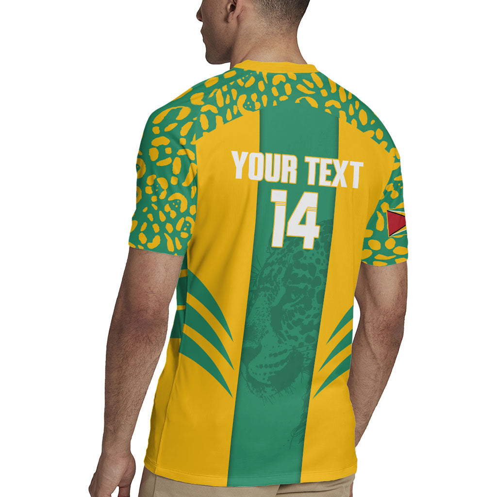 Guyana Football 2026 Custom Rugby Jersey Come On Golden Jaguars