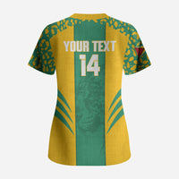 Guyana Football 2026 Custom Scrub Top Come On Golden Jaguars