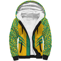 Guyana Football 2026 Custom Sherpa Hoodie Come On Golden Jaguars