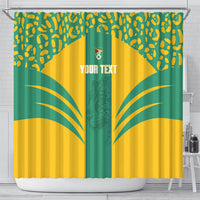 Guyana Football 2026 Custom Shower Curtain Come On Golden Jaguars