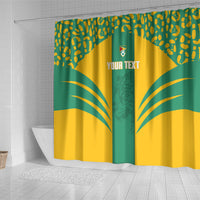 Guyana Football 2026 Custom Shower Curtain Come On Golden Jaguars