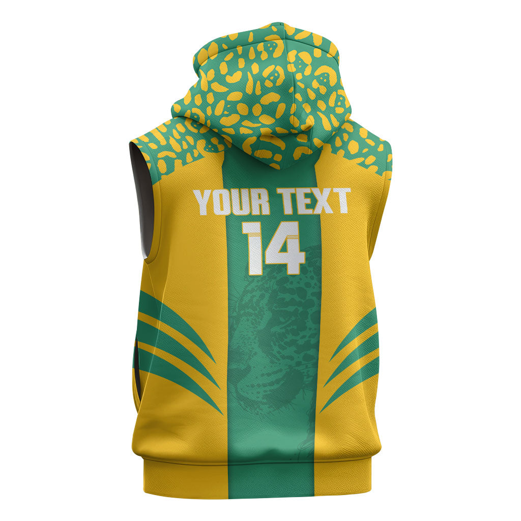 Guyana Football 2026 Custom Sleeveless Hoodie Come On Golden Jaguars
