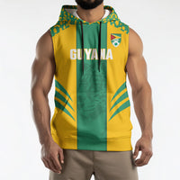 Guyana Football 2026 Custom Sleeveless Hoodie Come On Golden Jaguars