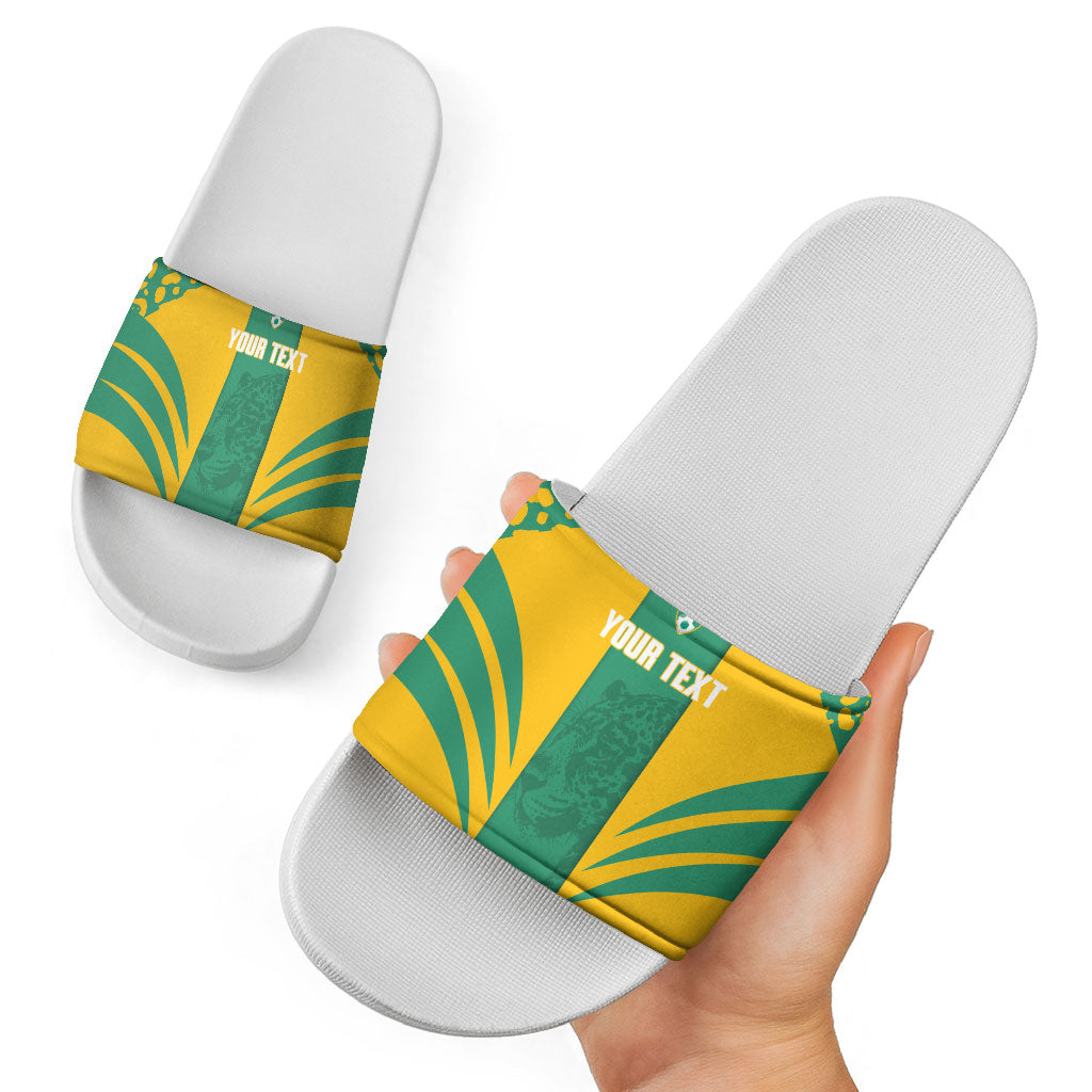 Guyana Football 2026 Custom Slide Sandals Come On Golden Jaguars