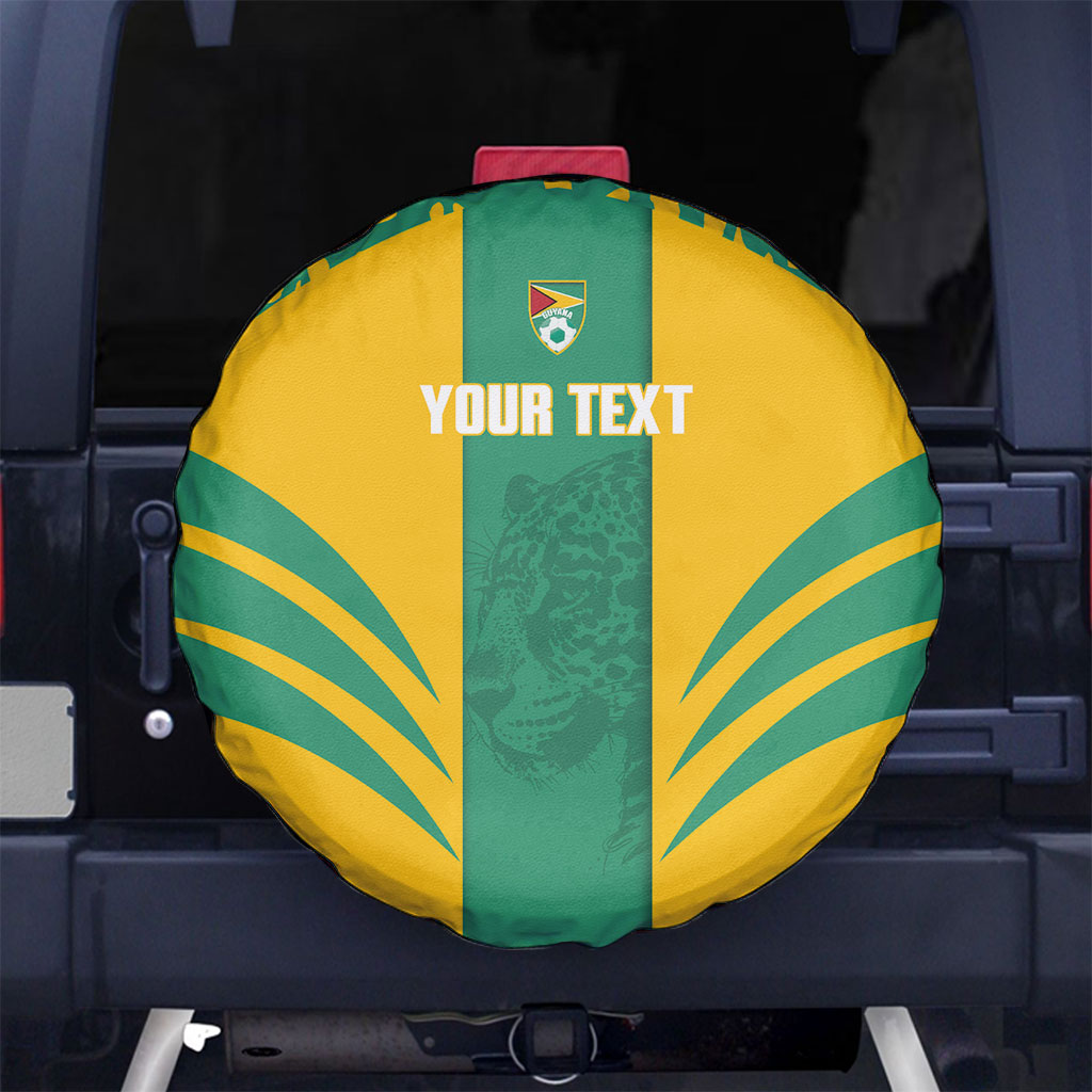 Guyana Football 2026 Custom Spare Tire Cover Come On Golden Jaguars