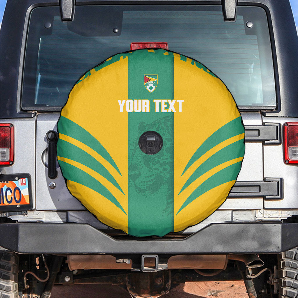 Guyana Football 2026 Custom Spare Tire Cover Come On Golden Jaguars