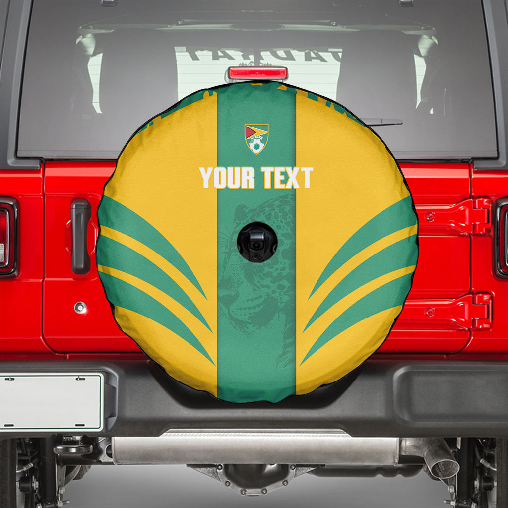 Guyana Football 2026 Custom Spare Tire Cover Come On Golden Jaguars