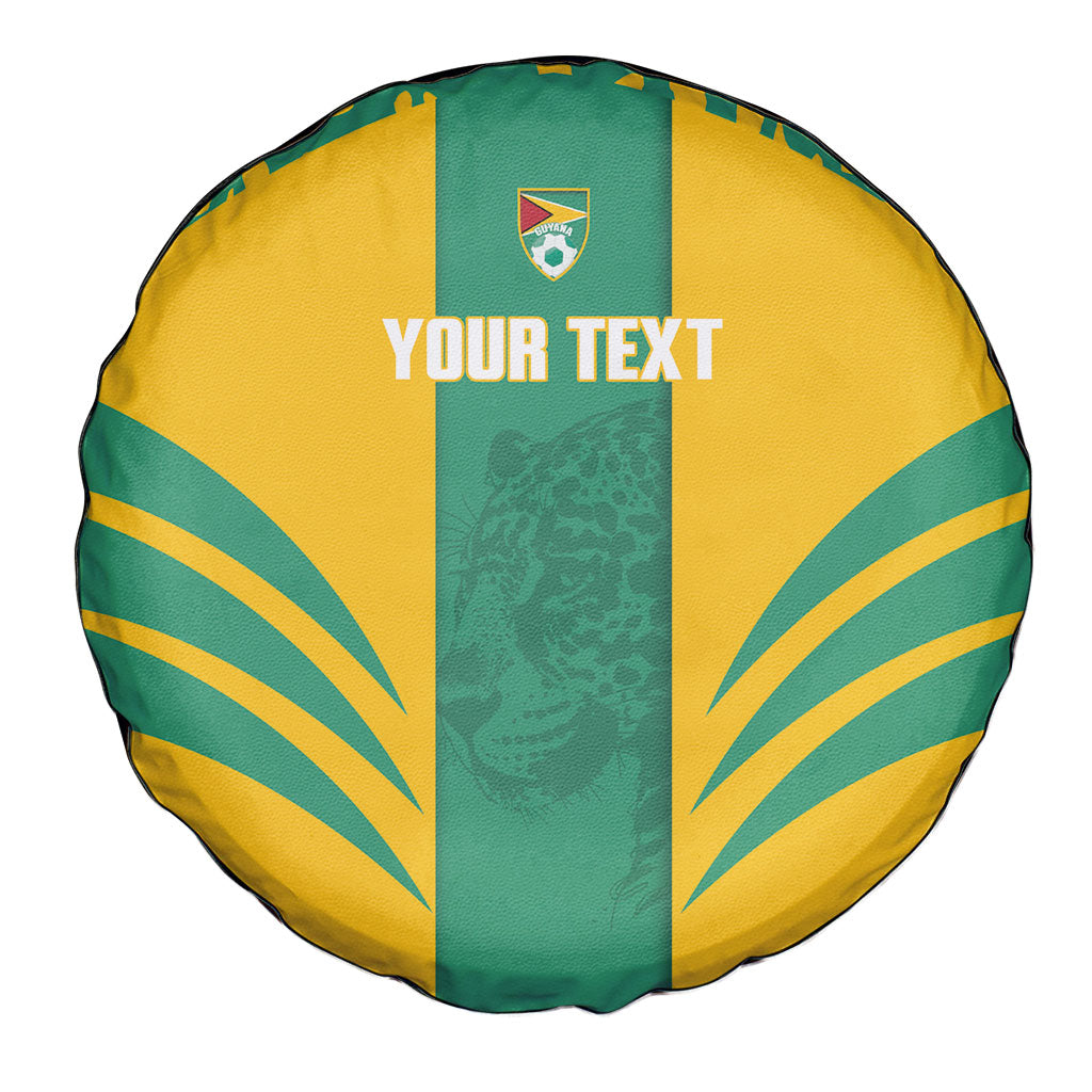 Guyana Football 2026 Custom Spare Tire Cover Come On Golden Jaguars