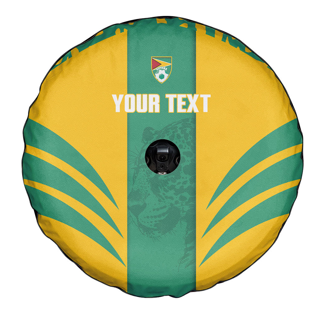 Guyana Football 2026 Custom Spare Tire Cover Come On Golden Jaguars