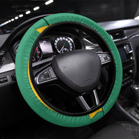 Guyana Football 2026 Steering Wheel Cover Come On Golden Jaguars