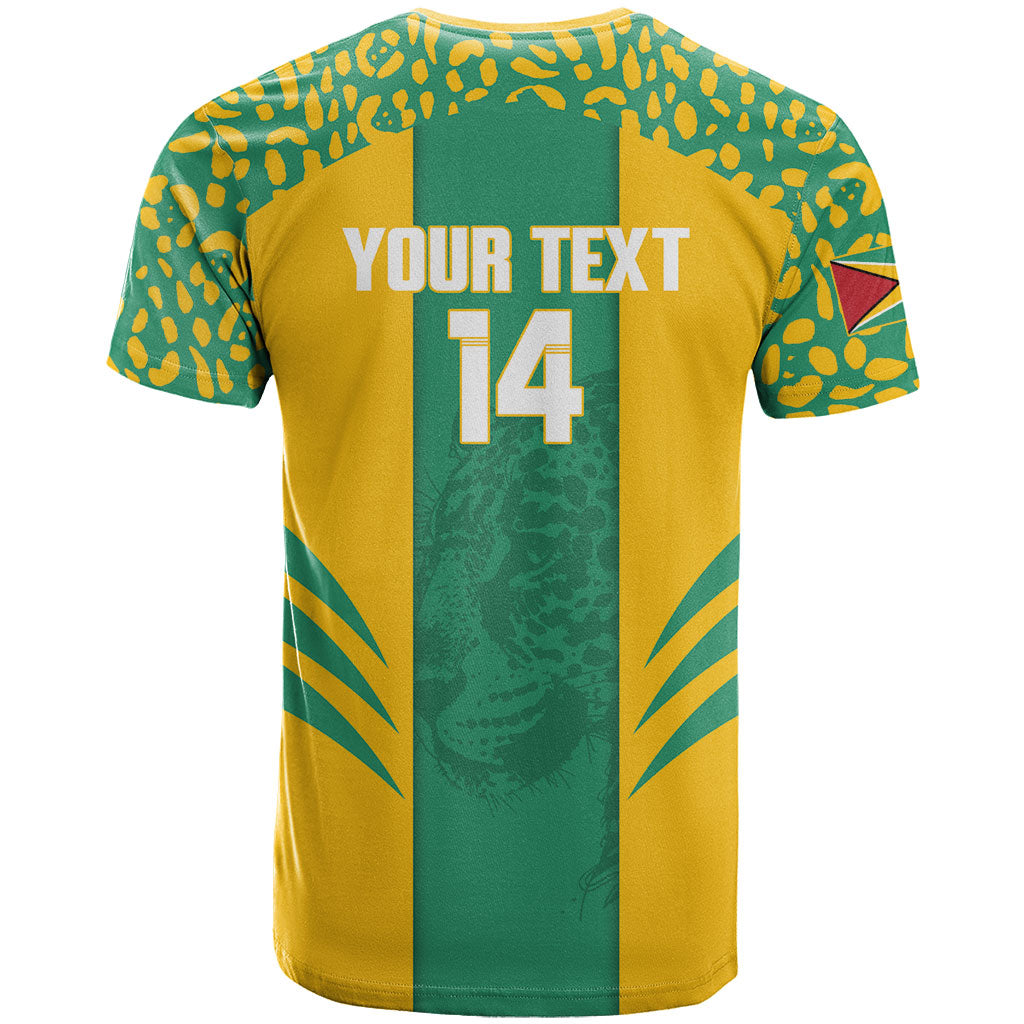 Guyana Football 2026 Custom T Shirt Come On Golden Jaguars