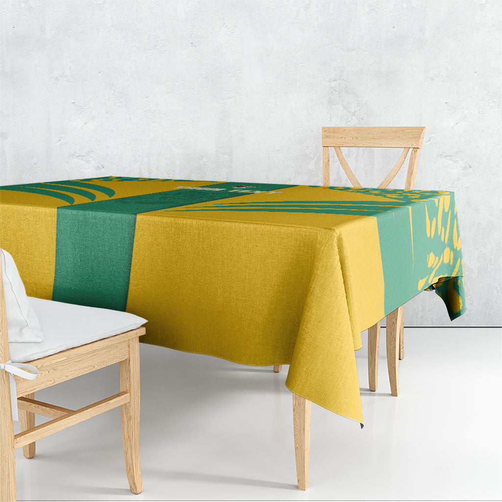 Guyana Football 2026 Custom Tablecloth Come On Golden Jaguars