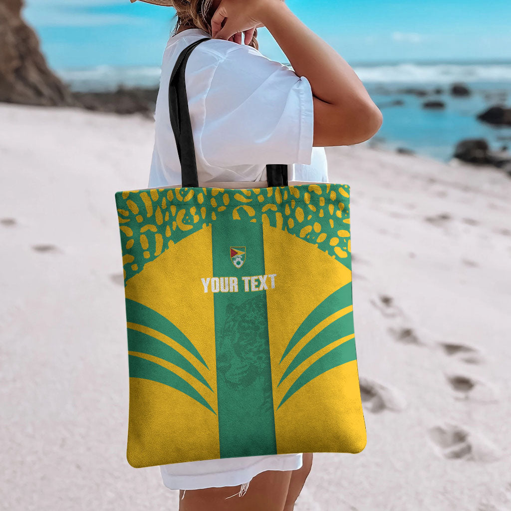 Guyana Football 2026 Custom Tote Bag Come On Golden Jaguars