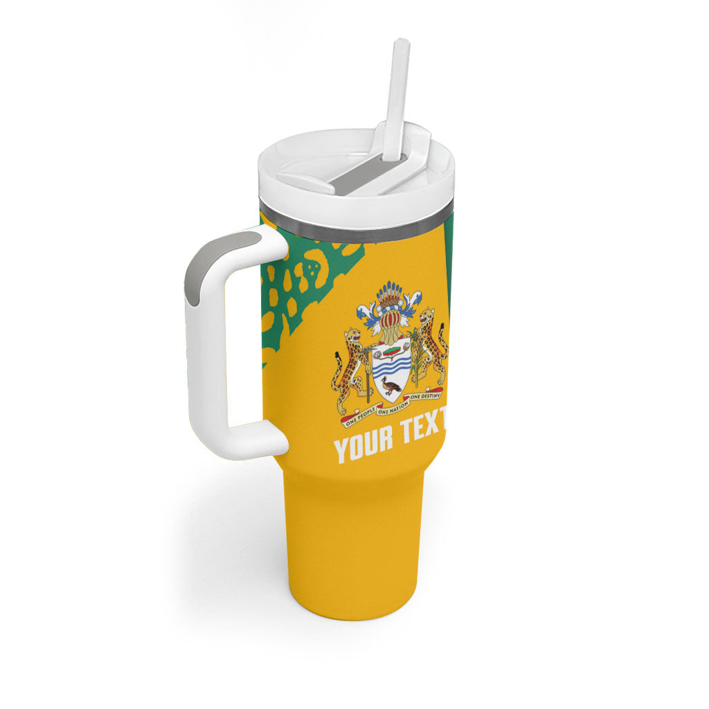 Guyana Football 2026 Custom Tumbler With Handle Come On Golden Jaguars