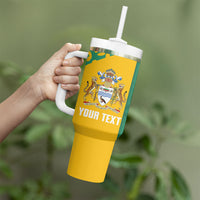 Guyana Football 2026 Custom Tumbler With Handle Come On Golden Jaguars