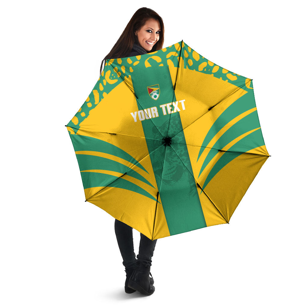 Guyana Football 2026 Custom Umbrella Come On Golden Jaguars