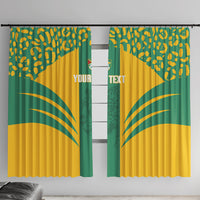 Guyana Football 2026 Custom Window Curtain Come On Golden Jaguars