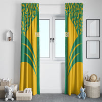 Guyana Football 2026 Custom Window Curtain Come On Golden Jaguars