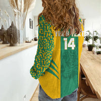 Guyana Football 2026 Custom Women Casual Shirt Come On Golden Jaguars