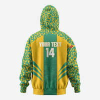 Guyana Football 2026 Custom Zip Hoodie Come On Golden Jaguars