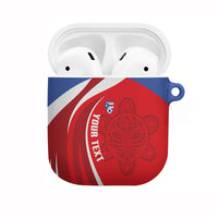 Puerto Rico Football 2026 Custom AirPods Case Vamos Los Boricuas Taino Sun