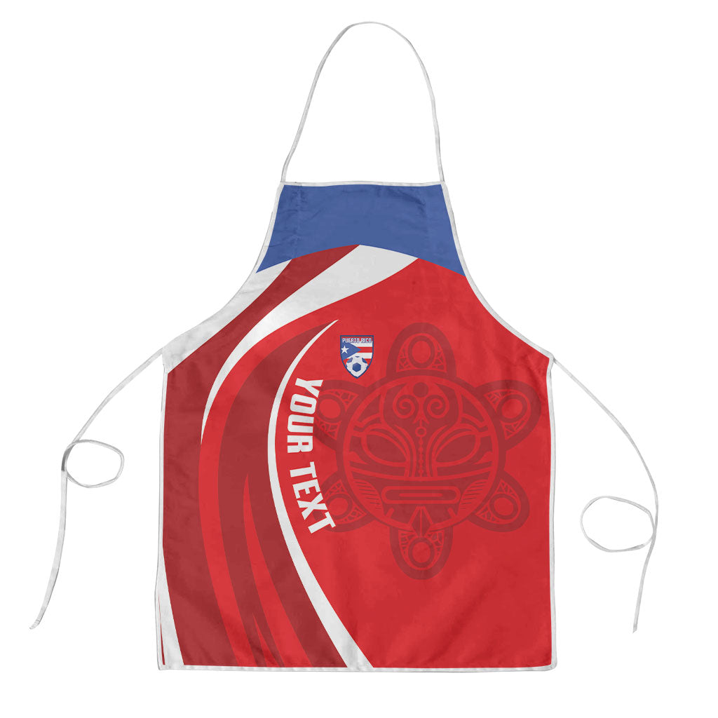 Puerto Rico Football 2026 Custom Apron Vamos Los Boricuas Taino Sun
