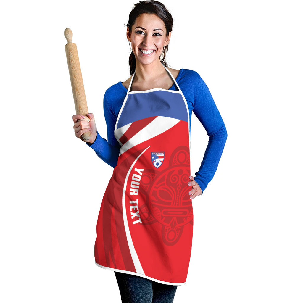 Puerto Rico Football 2026 Custom Apron Vamos Los Boricuas Taino Sun