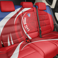 Puerto Rico Football 2026 Custom Back Car Seat Cover Vamos Los Boricuas Taino Sun