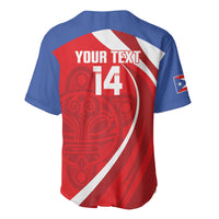Puerto Rico Football 2026 Custom Baseball Jersey Vamos Los Boricuas Taino Sun