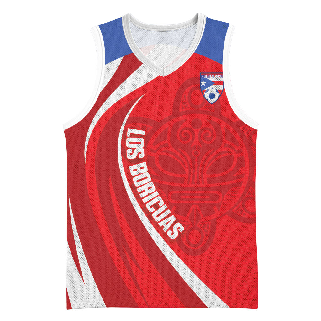 Puerto Rico Football 2026 Custom Basketball Jersey Vamos Los Boricuas Taino Sun