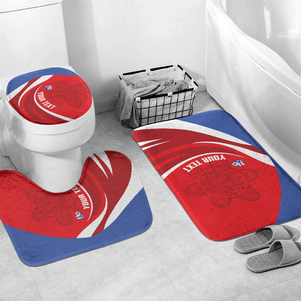 Puerto Rico Football 2026 Custom Bathroom Set Vamos Los Boricuas Taino Sun