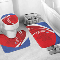Puerto Rico Football 2026 Custom Bathroom Set Vamos Los Boricuas Taino Sun