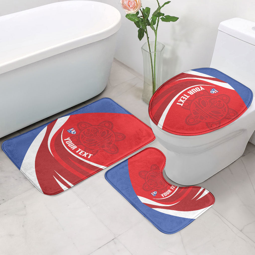 Puerto Rico Football 2026 Custom Bathroom Set Vamos Los Boricuas Taino Sun