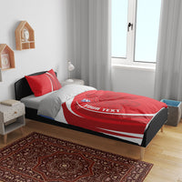 Puerto Rico Football 2026 Custom Bedding Set Vamos Los Boricuas Taino Sun