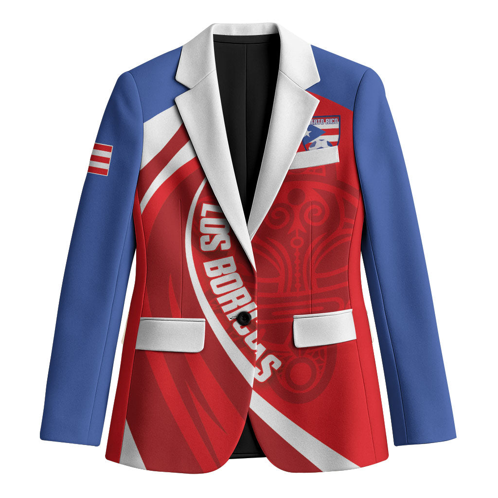 Puerto Rico Football 2026 Custom Blazer Vamos Los Boricuas Taino Sun