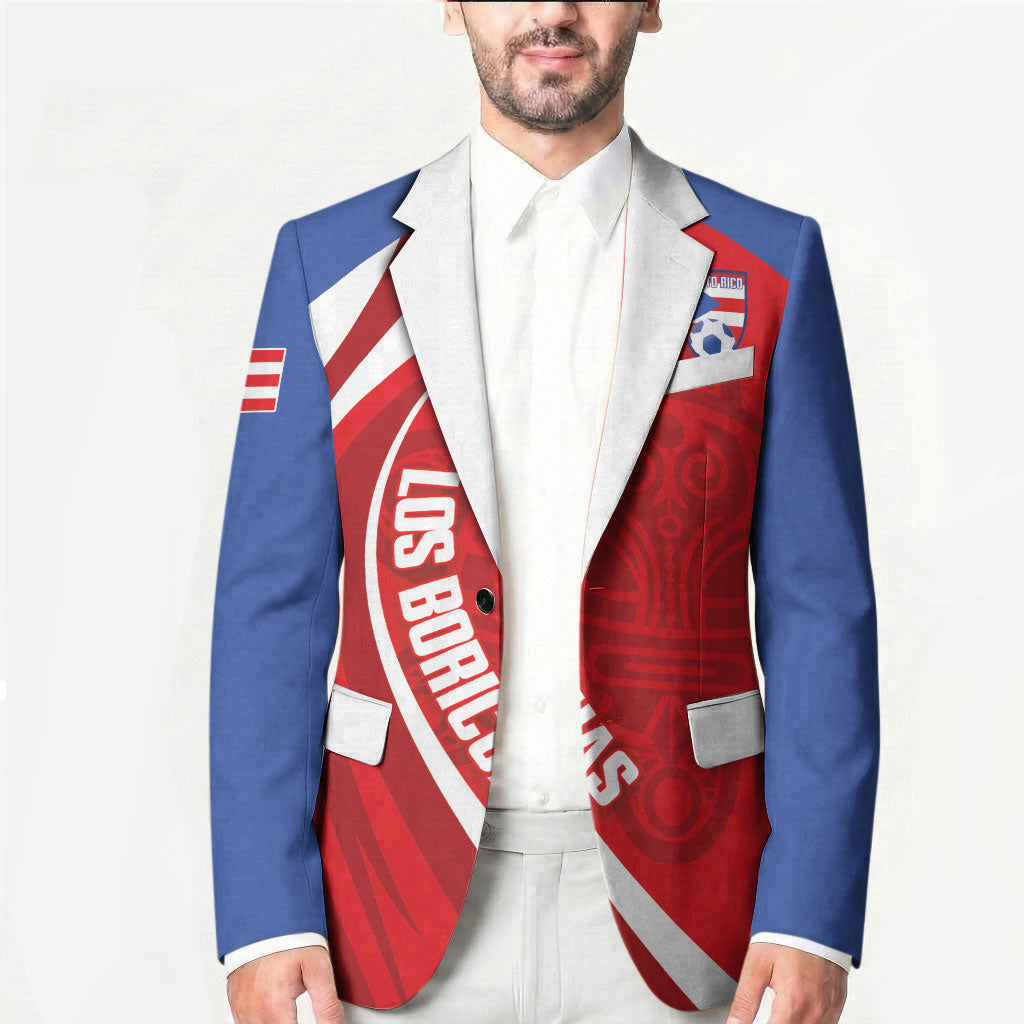 Puerto Rico Football 2026 Custom Blazer Vamos Los Boricuas Taino Sun