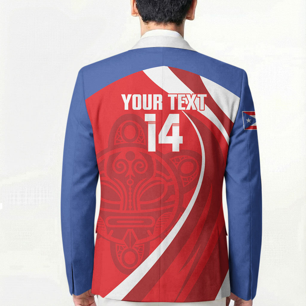 Puerto Rico Football 2026 Custom Blazer Vamos Los Boricuas Taino Sun